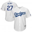 Size XL Matt Kemp #27 Los Angeles Dodgers Cool Base Player Men's Jersey White