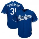 Size XXL Joc Pederson #31 Los Angeles Dodgers Cool Base Player Men's Jersey Royal