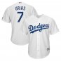 Size XL Julio Urias #7 Los Angeles Dodgers Cool Base Player Men's Jersey White