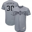 Size L Eric Hosmer #30 San Diego Padres Collection Flex Base Player Men's Jersey Gray
