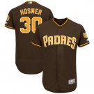 Size L Eric Hosmer #30 San Diego Padres Collection Flex Base Player Men's Jersey Brown