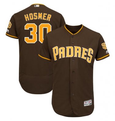 Size XL Eric Hosmer #30 San Diego Padres Collection Flex Base Player Men's Jersey Brown
