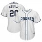 Size XXXL Carlos Asuaje #20 San Diego Padres Cool Base Player Men's Jersey White