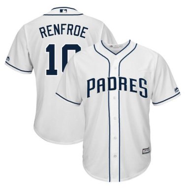 Size XXXL Hunter Renfroe #10 San Diego Padres Cool Base Player Men's Jersey White