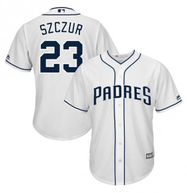 Size XL Matt Szczur #23 San Diego Padres Cool Base Player Men's Jersey White