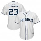 Size XXL Matt Szczur #23 San Diego Padres Cool Base Player Men's Jersey White