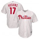 Size XXXL Rhys Hoskins #17 Philadelphia Phillies Cool Base Player Men's Jersey White