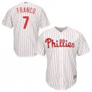 Size XL Maikel Franco #7 Philadelphia Phillies Cool Base Player Men's Jersey White