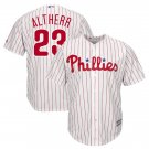 Size XXXL Aaron Altherr #23 Philadelphia Phillies Cool Base Player Men's Jersey White