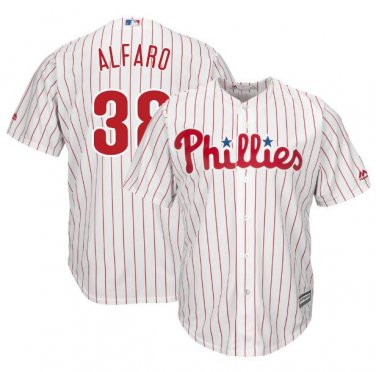 Size M Jorge Alfaro #38 Philadelphia Phillies Cool Base Player Men's Jersey White