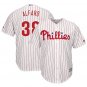 Size XXL Jorge Alfaro #38 Philadelphia Phillies Cool Base Player Men's Jersey White