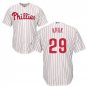 Size XXXL John Kruk #29 Philadelphia Phillies Cool Base Player Men's Jersey White