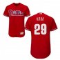 Size XXL John Kruk #29 Philadelphia Phillies Collection Flex Base Player Men's Jersey Red