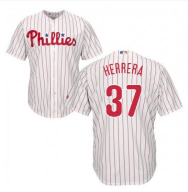 Size M Odubel Herrera #37 Philadelphia Phillies Cool Base Player Men's Jersey White