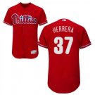 Size L Odubel Herrera #37 Philadelphia Phillies Collection Flex Base Player Men's Jersey Red