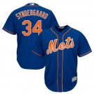 Size XXL Noah Syndergaard #34 New York Mets Cool Base Player Men's Jersey Royal