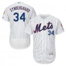 Size XXXL Noah Syndergaard #34 New York Mets Collection Flex Base Player Men's Jersey White