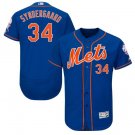 Size M Noah Syndergaard #34 New York Mets Collection Flex Base Player Men's Jersey Royal