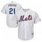 Size M Todd Frazier #21 New York Mets Cool Base Player Men's Jersey White