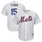 Size XL Tim Tebow #15 New York Mets Cool Base Player Men's Jersey White