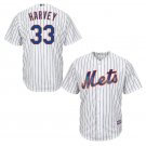 Size XXL Matt Harvey #33 New York Mets Cool Base Player Men's Jersey White