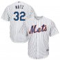Size XXL Steven Matz #32 New York Mets Cool Base Player Men's Jersey White