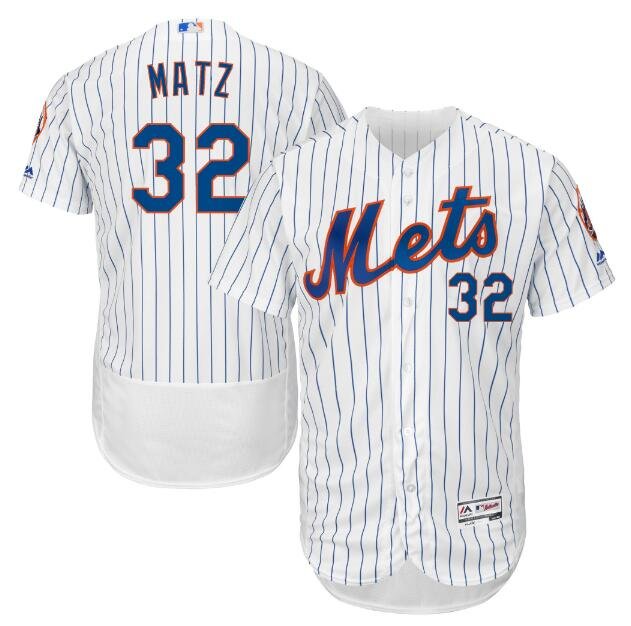 Size L Steven Matz #32 New York Mets Collection Flex Base Player Men's ...