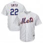 Size L Dominic Smith #22 New York Mets Cool Base Player Men's Jersey White