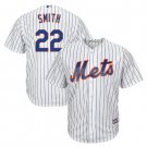 Size XL Dominic Smith #22 New York Mets Cool Base Player Men's Jersey White