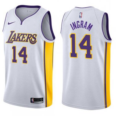 Brandon Ingram #14 Los Angeles Lakers Swingman Men's Jersey White - Statement Edition Size S