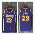 LeBron James #23 Los Angeles Lakers Swingman Jersey Youth Purple - Statement Edition Size S