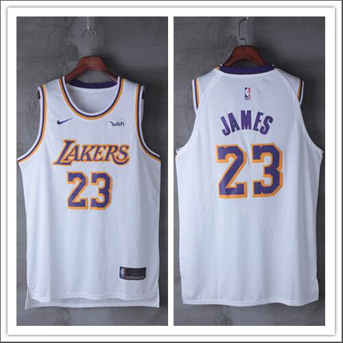 lebron james jersey lakers white