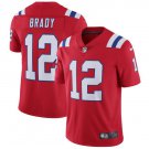 Tom Brady #12 New England Patriots Limited Player Jersey Men's Red Size XXXL