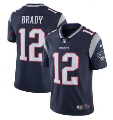 Tom Brady #12 New England Patriots Limited Player Jersey Youth Navy Size S