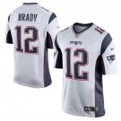 Tom Brady #12 New England Patriots Game Player Jersey Men's White Size XXXL