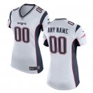 Custom New England Patriots Game Player Jersey Women's White Size S M L XL XXL