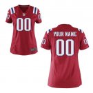 Custom New England Patriots Game Player Jersey Women's Red Size S M L XL XXL