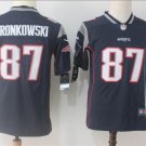 Rob Gronkowski #87 New England Patriots Game Player Jersey Youth Navy Size S