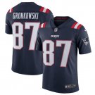 Rob Gronkowski #87 New England Patriots Rush Limited Player Jersey Men's Navy Size M