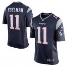 Julian Edelman #11 New England Patriots Game Player Jersey Men's Navy Size M