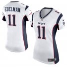 Julian Edelman #11 New England Patriots Game Player Jersey Women's White Size S