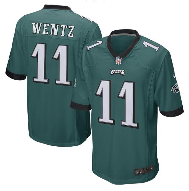 Carson Wentz #11 Philadelphia Eagles Game Player Jersey Men's Midnight ...