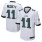 Carson Wentz #11 Philadelphia Eagles Game Player Jersey Men's White Size M