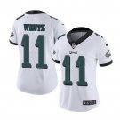 Carson Wentz #11 Philadelphia Eagles Limited Player Jersey Women's White Size XXL