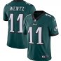Carson Wentz #11 Philadelphia Eagles Limited Player Jersey Youth Midnight Green Size M