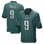Nick Foles #9 Philadelphia Eagles Game Player Jersey Men's Midnight Green Size L