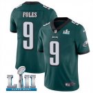 Nick Foles #9 Philadelphia Eagles Limited Player Jersey Men's Midnight Green Size M