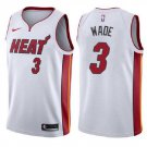Dwyane Wade #3 Miami Heat Swingman Men's Jersey White Size S