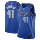 Dirk Nowitzki #41 Dallas Mavericks Swingman Men's Jersey Royal Size XL