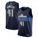 Dirk Nowitzki #41 Dallas Mavericks Swingman Men's Jersey Navy Size XXL